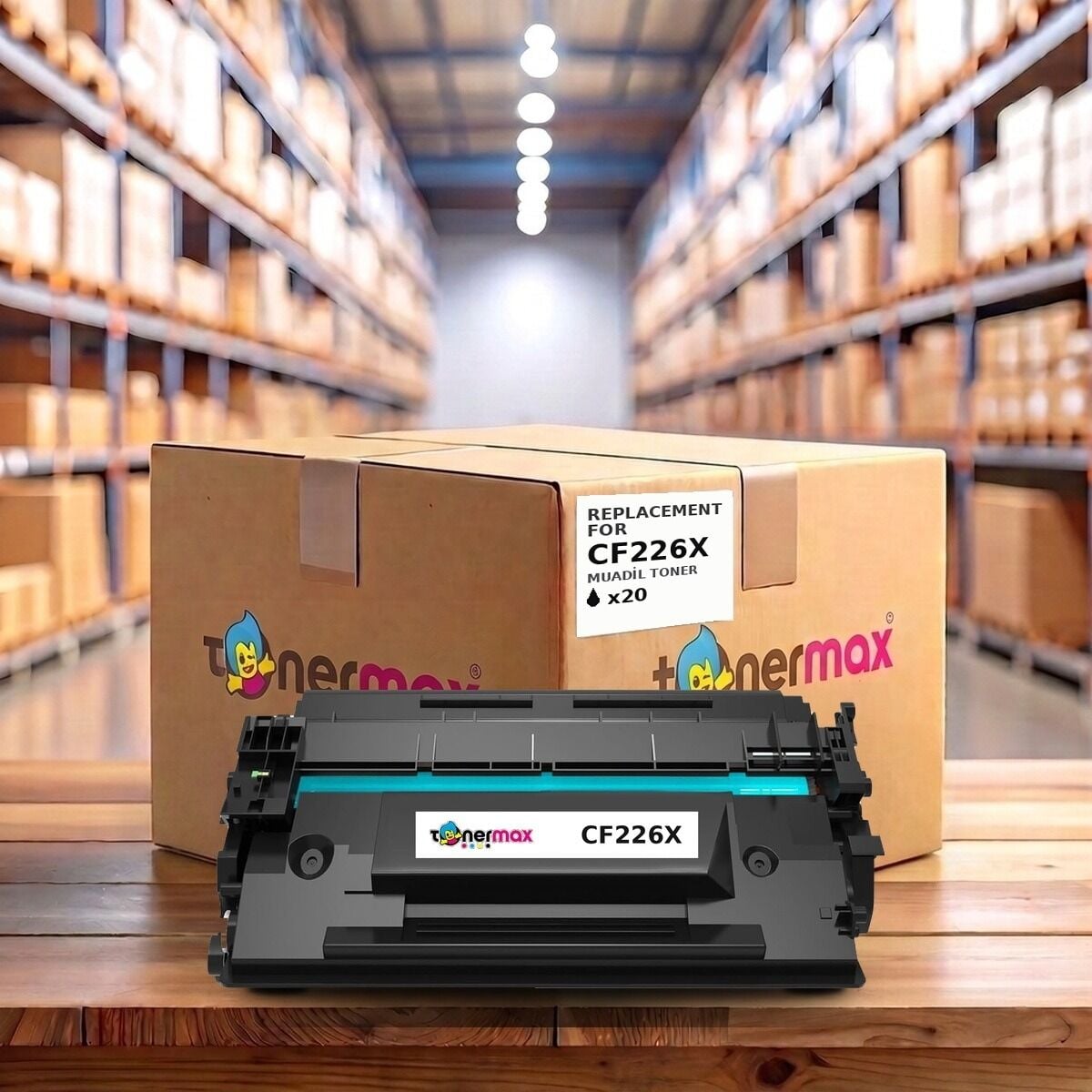 tonermax® cf226x muadil toner — 20'li paket