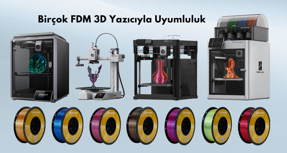 Kingroon Dual-Color PLA Filament Görsel 2