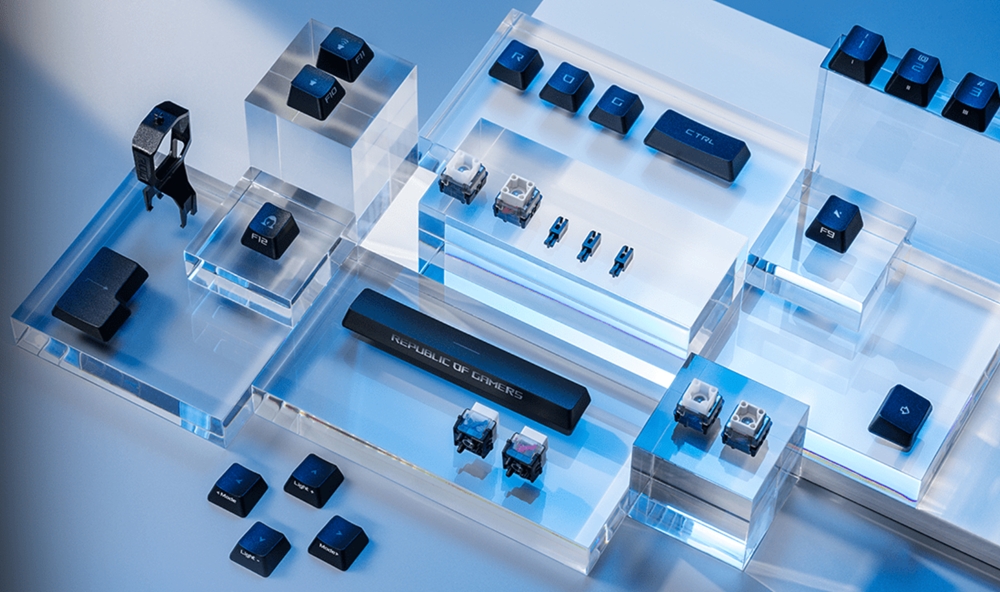 ROG PBT Doubleshot Keycap Set for ROG RX Switches