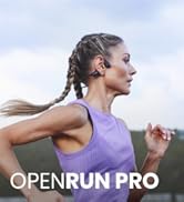 Shokz OpenRun Pro Spor Kulaklığı, Mikrofonlu Açık Kulak Spor Kulaklığı, Bluetooth Kablosuz Kulaklık