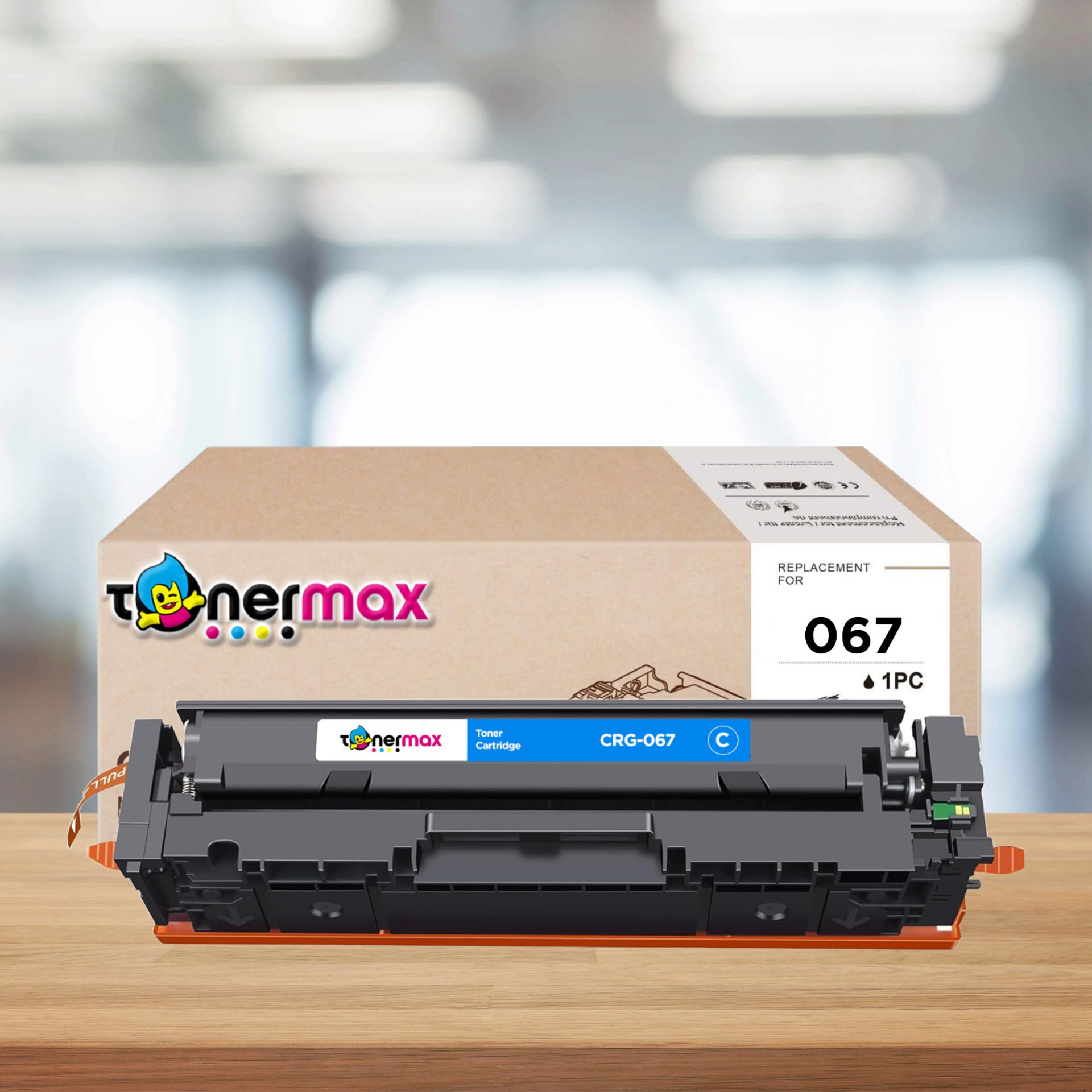 Canon CRG-067 Muadil Toner Mavi