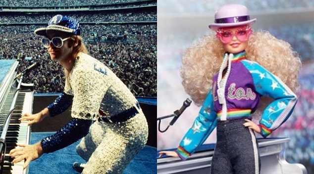 Sale mattel barbie elton john Outlet