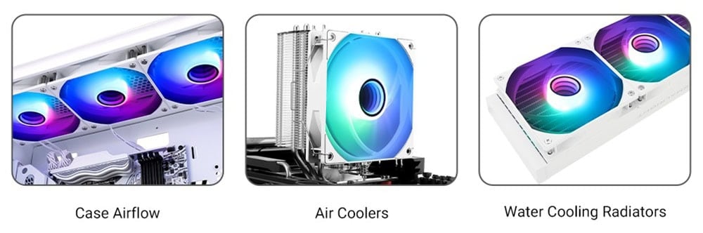 Thermalright Tl C12w S V3 Argb Kasa Fanı H6