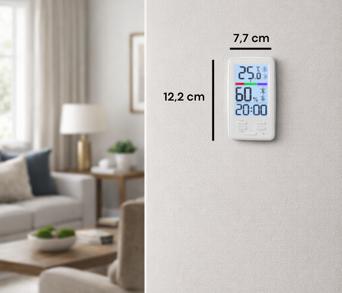 sıcaklık ve nem ölçer boyut