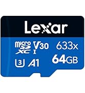 Lexar 633x 64 GB Micro SD Kart, microSDXC UHS-I Kart W/O SD Adaptör, microSD Hafıza Kartı, 100MB/...