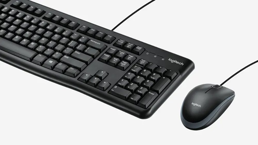 Logitech MK120 Usb Q Siyah Kablolu Klavye Mouse Set