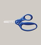 Fiskars çocuk makası, 6 yaşından itibaren, Uzunluk: 13 cm, sağ ve sol elini kullananlar için, metal bıçak/sanat...