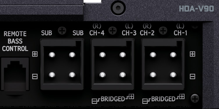 Power and Speaker Connectors