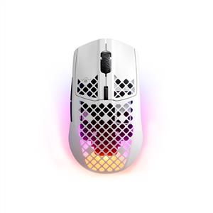 STEELSERIES AEROX 3 SNOW 8500 DPI KABLOSUZ GAMING MOUSE-BEYAZ