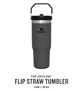 Stanley IceFlow Flip Straw Su Şişesi Saman 0.89L - 12+ Saat Soğuk Tutar - Sızdırmaz -...
