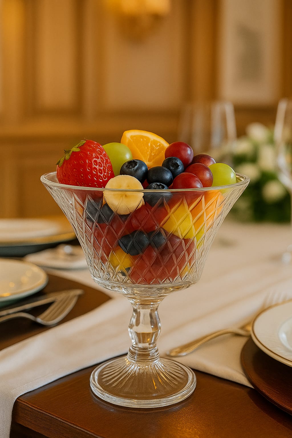 Ayaklı Cam Kase Görsel 1