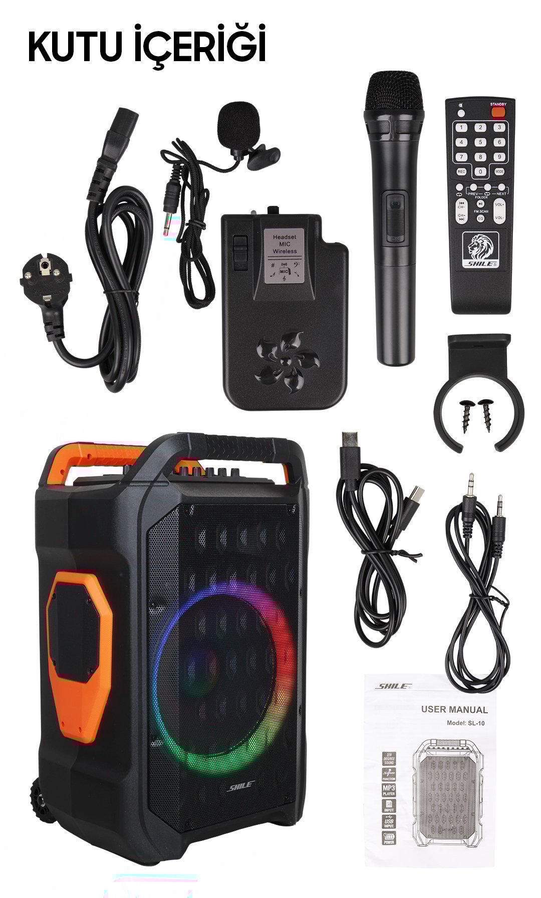 Shile SL-10 Kutu İçeriği