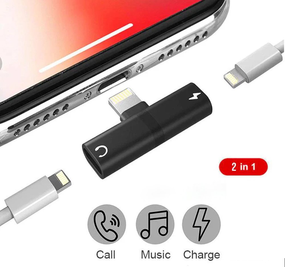 Powermaster iPhone Lightning Şarj Kulaklık Çevirici Adaptör Jack 