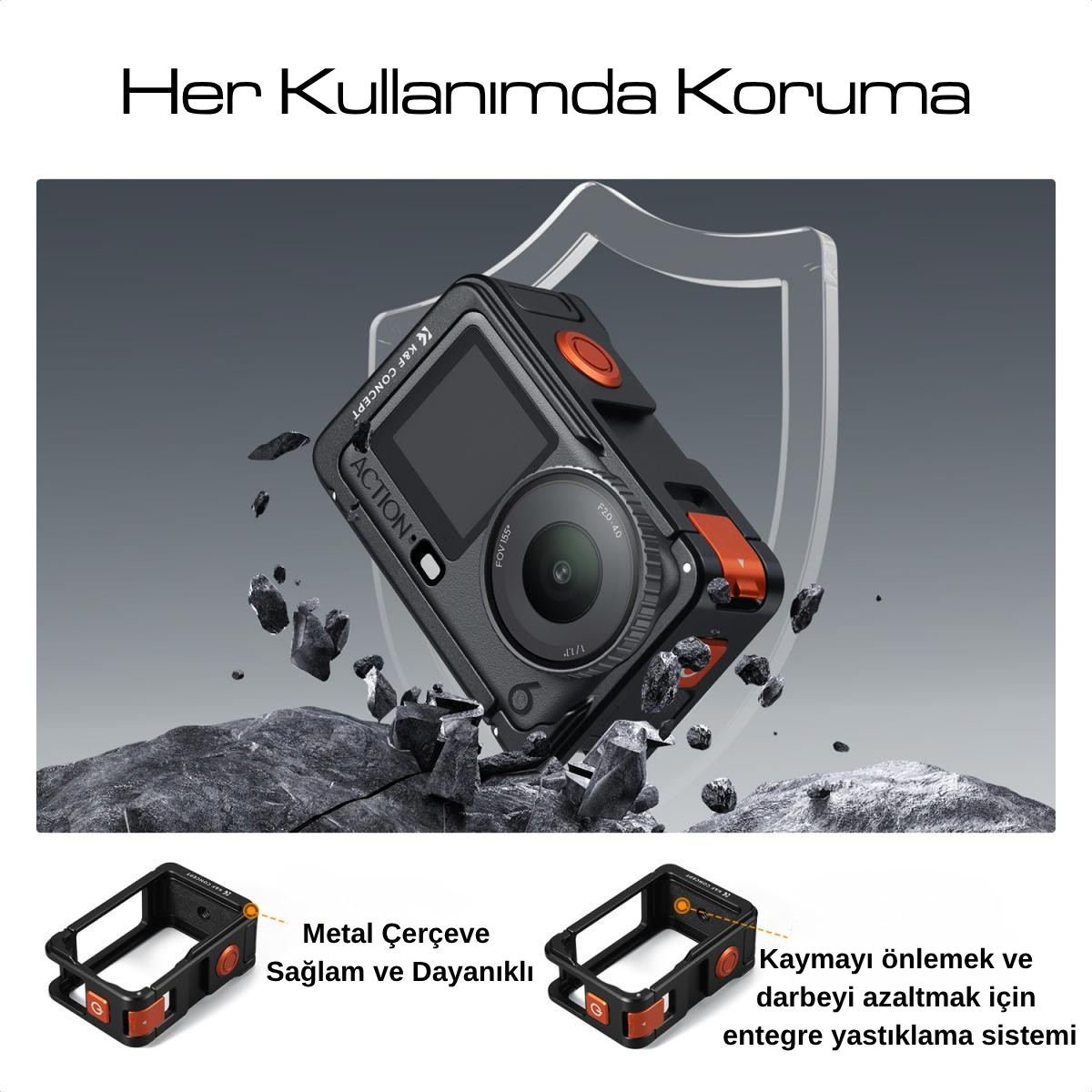 Osmo Action 6 Alüminyum Kafes