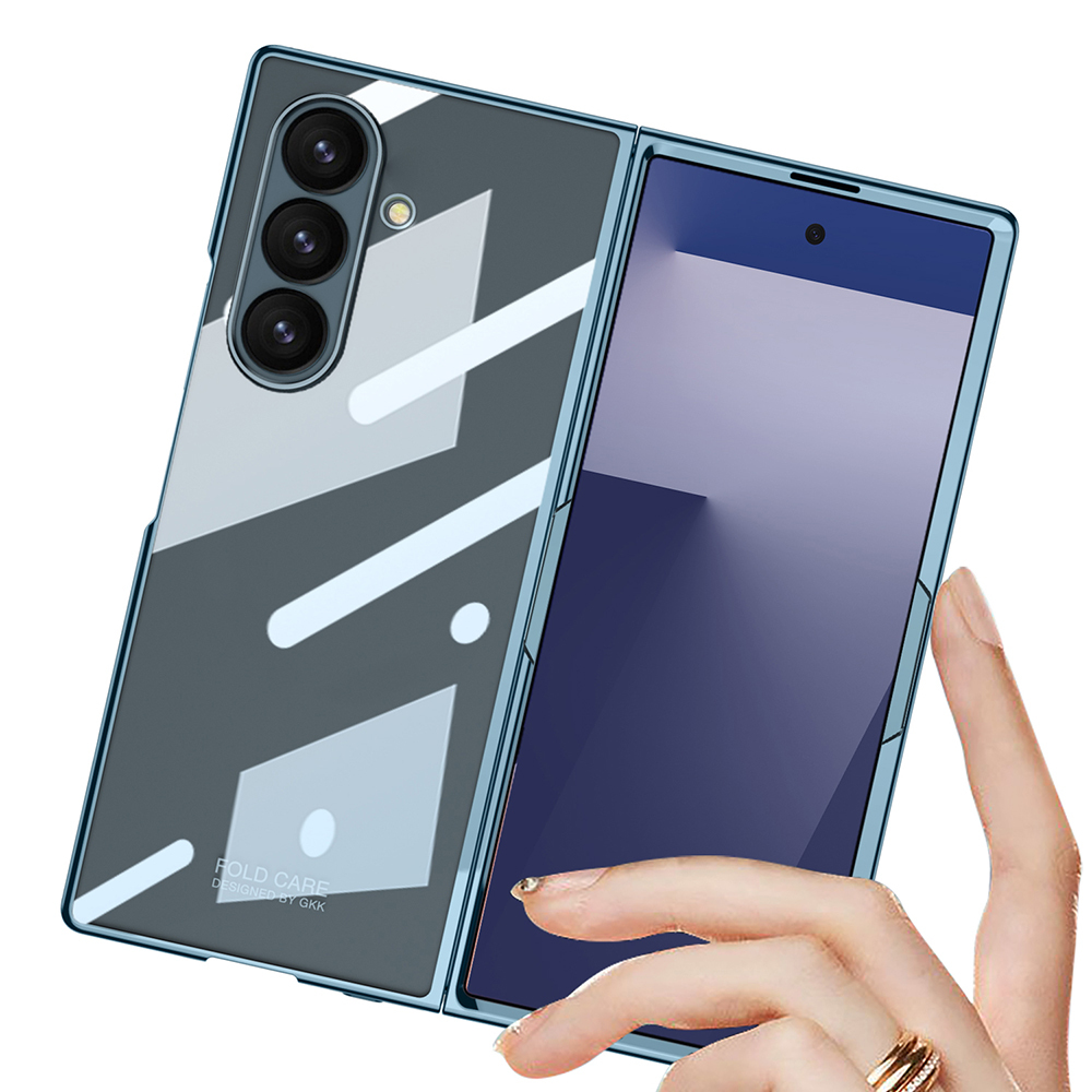 Galaxy Z Fold 7 Kılıf Zore Full Camlı Kıpta Kapak - 10