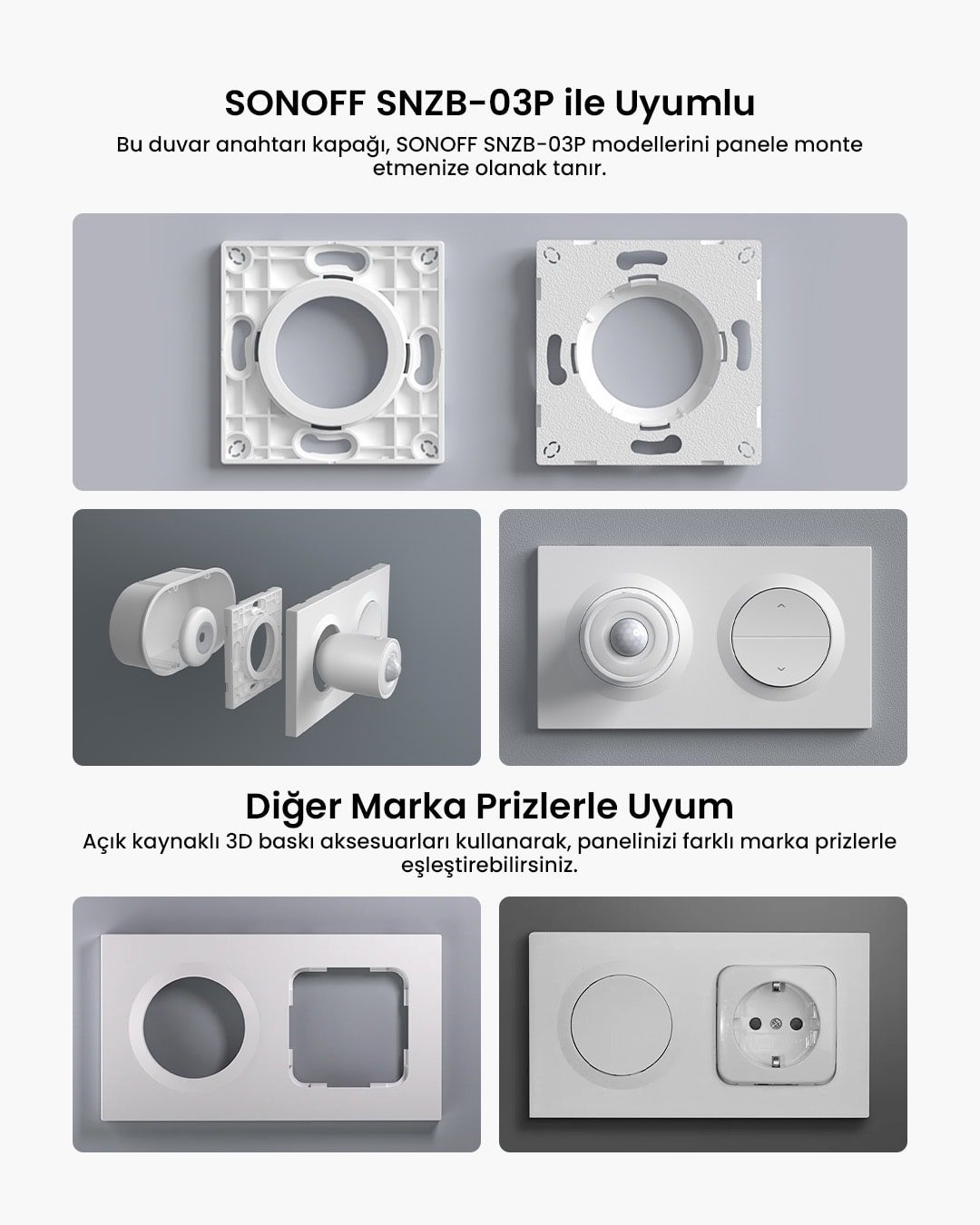 2'li Duvar Anahtarı Çerçevesi | EF2G