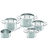 Fissler Original Profi Collection / paslanmaz çelik tencere seti, 5 parça, metal kapaklı tencereler (3 K...