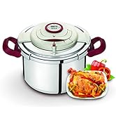 TEFAL Düdüklü Tencere | Clipso + Precision 8 L | Paslanmaz Çelik | İnd dahil tüm ısı kaynakları...