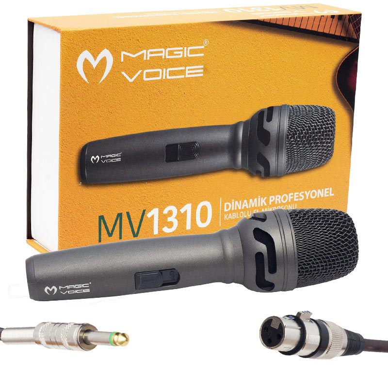 Magicvoice MV-1310 Dinamik Profesyonel Kablolu El Mikrofonu