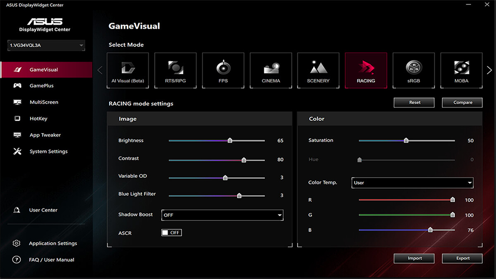 TUF Gaming VG279QM5A TUF Gaming VG279QM5A