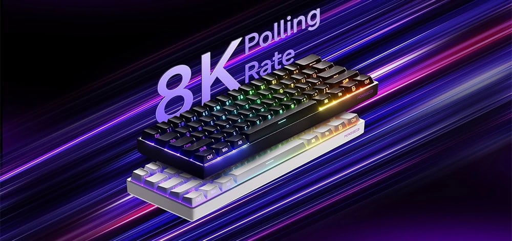 Akko Monsgeek Fun60 Ultra Shine Through Black Gaming Klavye H15