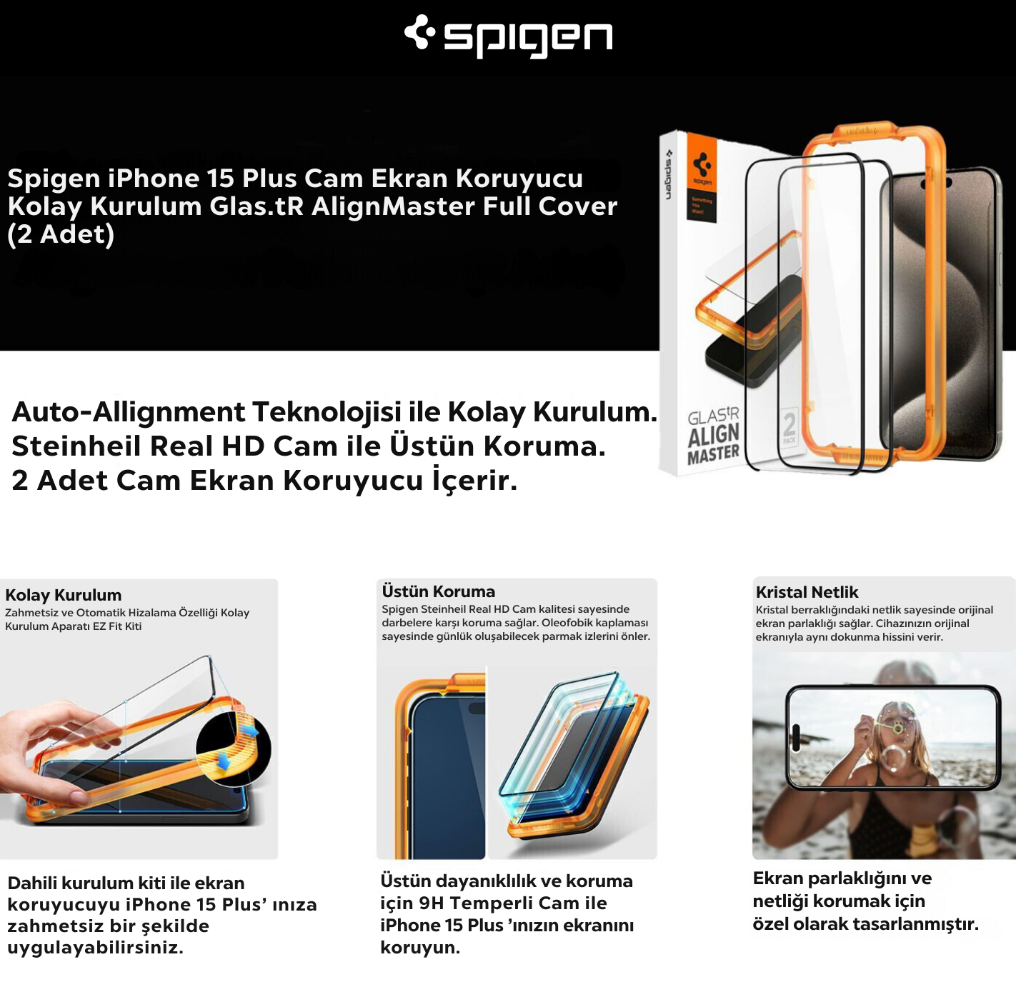 Ekran Koruyucu Bilgileri Başlık