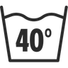 40° 'de yıkanabilir