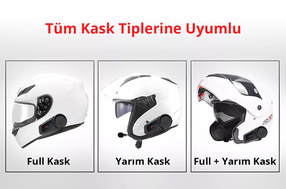 Powermaster M2 Motosiklet Bluetooth Intercom Kulaklık