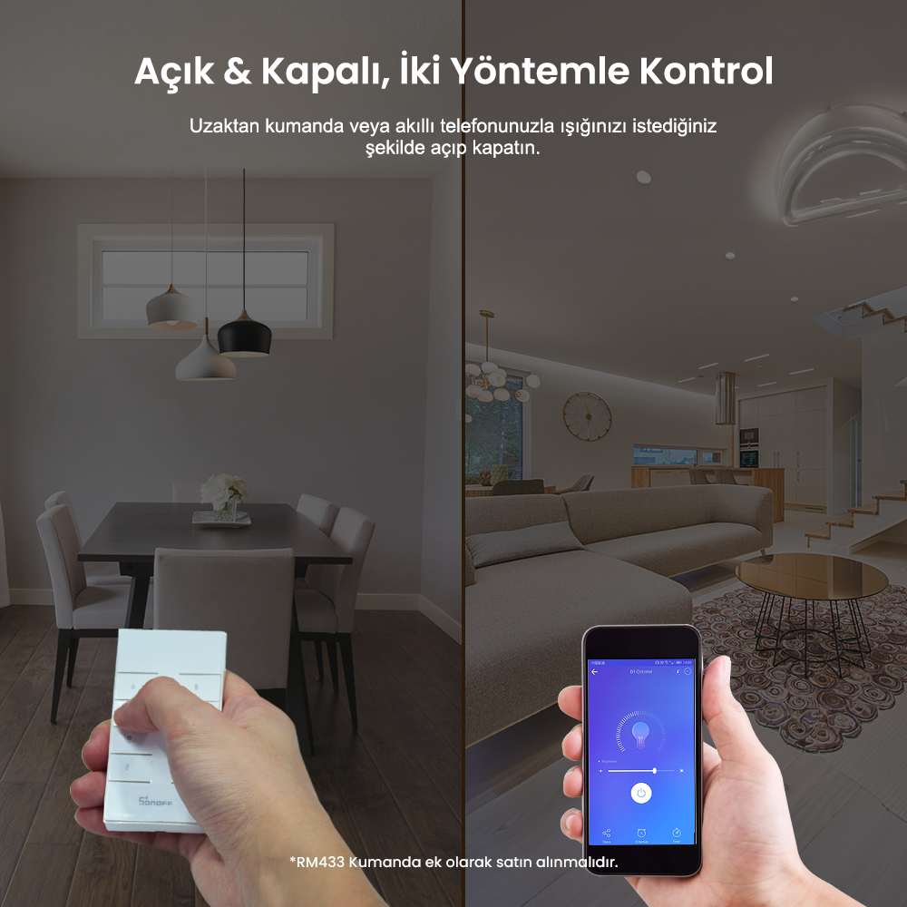 SONOFF D1 Dimmer Akıllı Röle