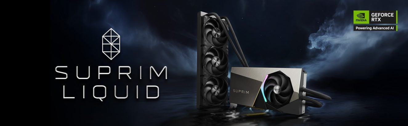MSI GeForce RTX 5090 32G SUPRIM LIQUID SOC Ekran Kartı H1