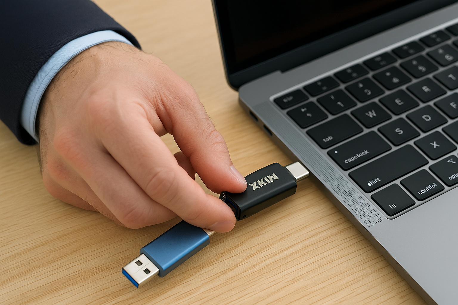 xkin-type-c-to-usb-3-0-mini-otg-adaptor-laptop-uyumlu-usb-bellek-baglanti-veri-aktarimi-yuksek-hizli-donusturucu