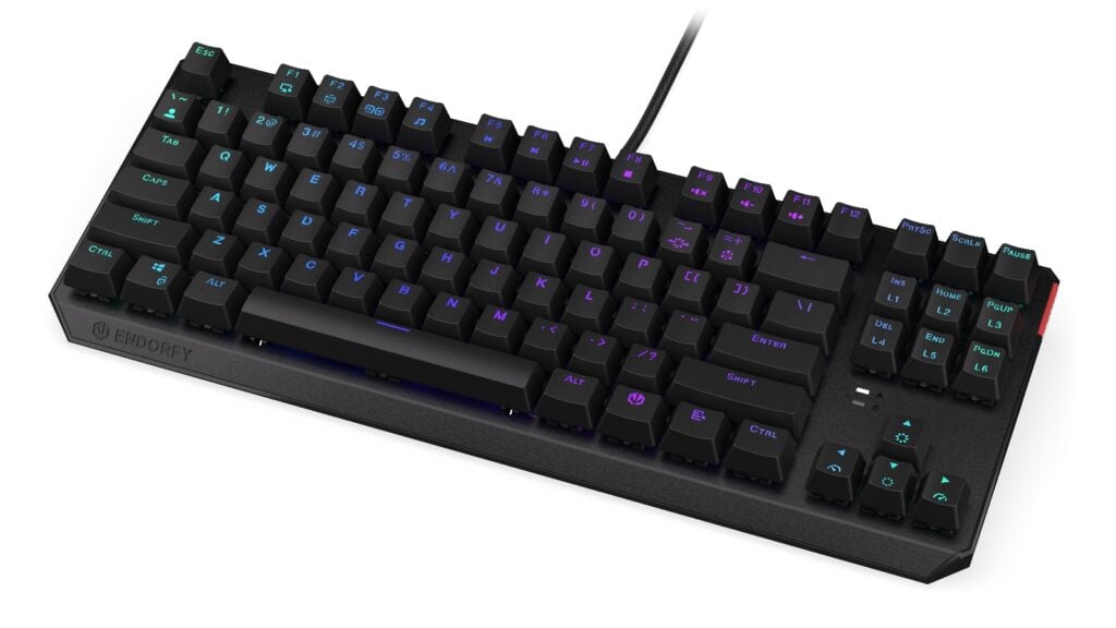 Endorfy Thock Tkl Kailh Red Switch Rgb Klavye H1