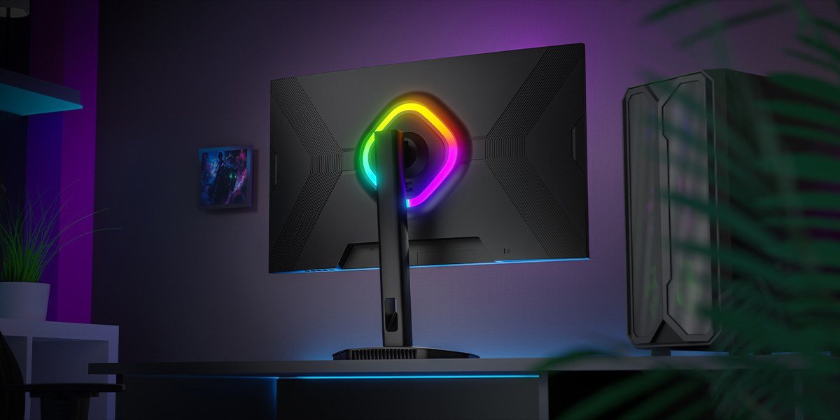 GamePower Lunis L20 24″ 240Hz 0.5Ms VA FHD RGB Pivot Gaming Monitör (Ölü Pikselde Anında Değişim)