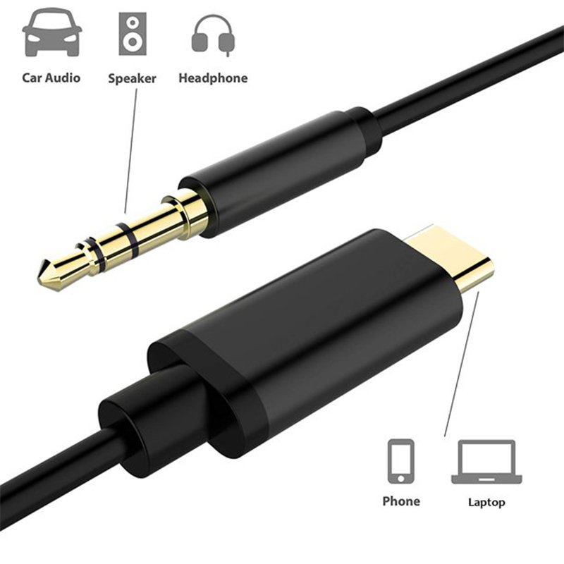  Type-C To 3.5 Mm Aux Audio Kablo JH-030