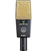 AKG C414 XLII Referans Multipattern Kondenser Mikrofon, Çok Yönlü, Canlı ses ve S için...