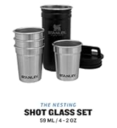 Stanley Adventure Nesting Bardaklar de Chupito Set 0.59ml - Bardaklar de Chupito de Paslanmaz Çelik Sin ...