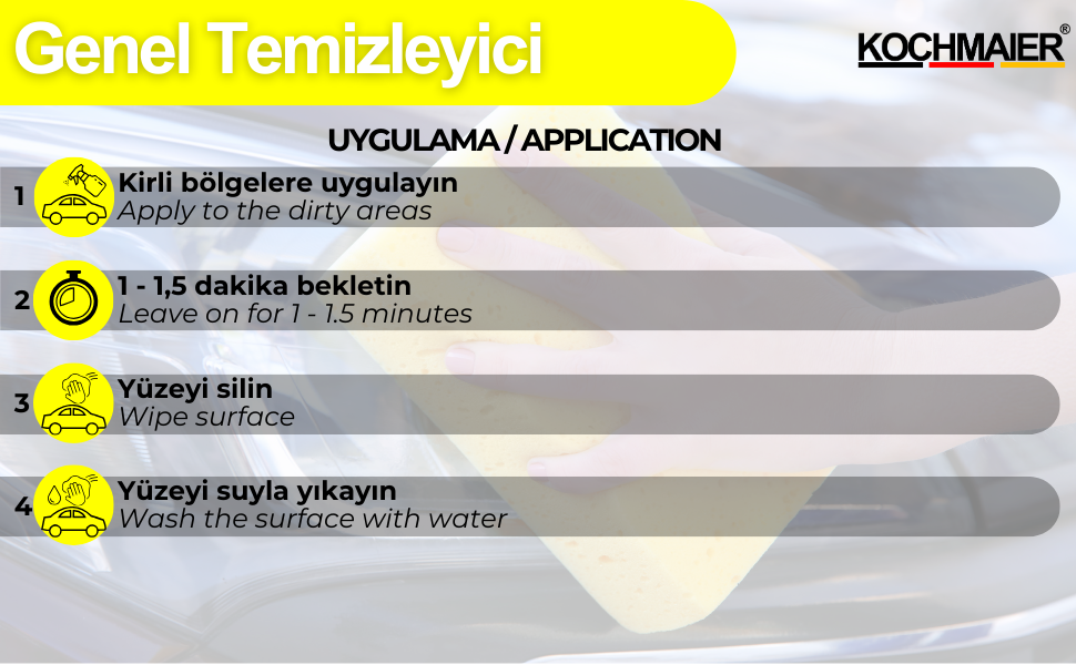 Kochmaier Genel Temzileyici uygulma