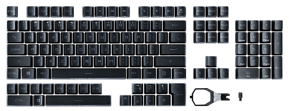 ROG PBT Doubleshot Keycap Set for ROG RX Switches
