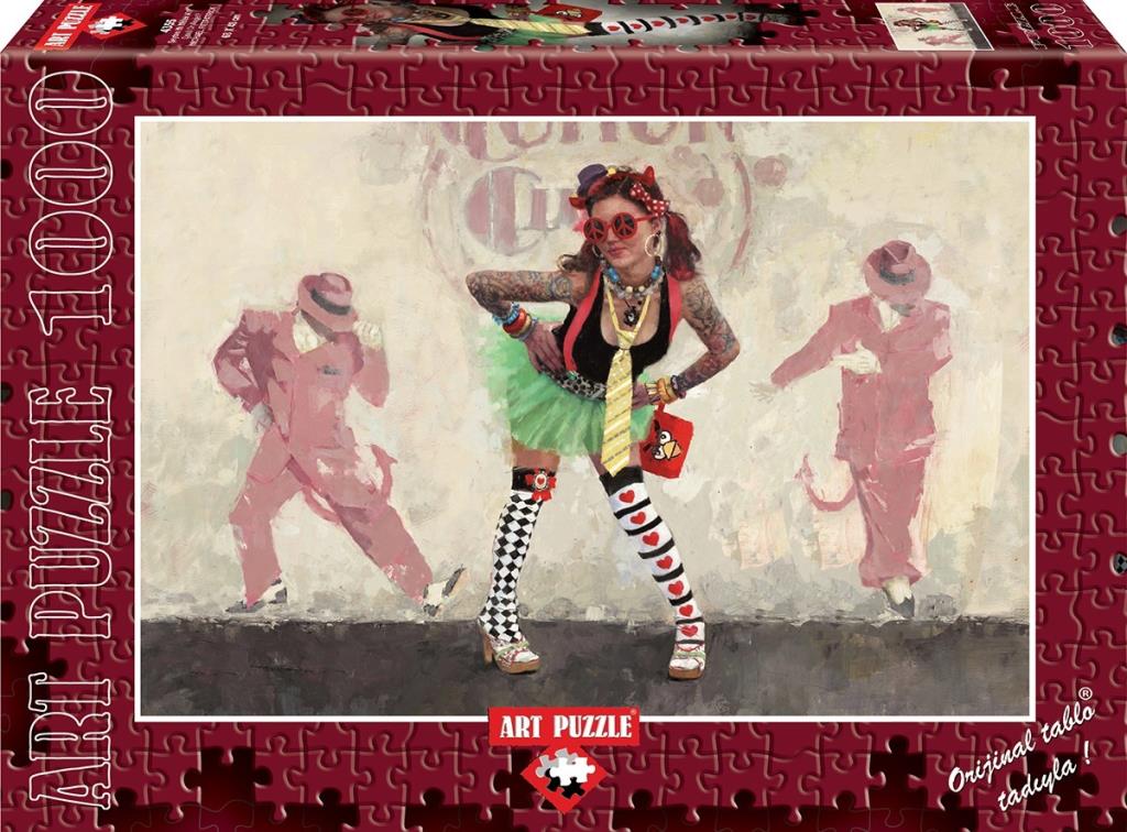 Art Puzzle 4355 Şeytan Mı? Melek Mi? 1000 Parça Puzzle