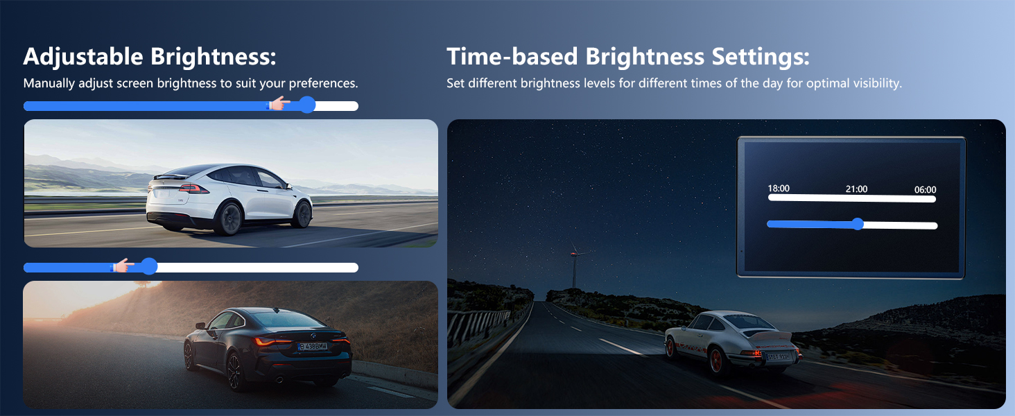 Ayarlanabilir Parlaklık ve Zaman Tabanlı Parlaklık Ayarları