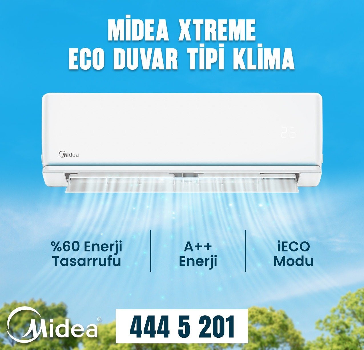 midea xtreme klima reklam