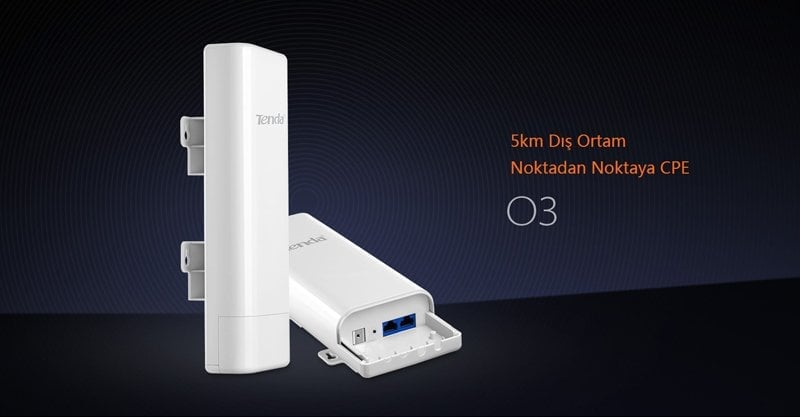 Tenda O3 5 Km Mesafe 150 Mbps Dış Mekan Access Point