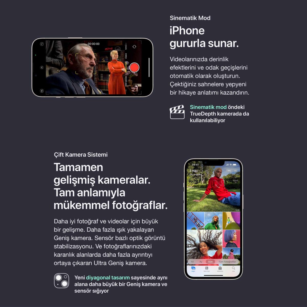 iPhone 13 Sinematik mod