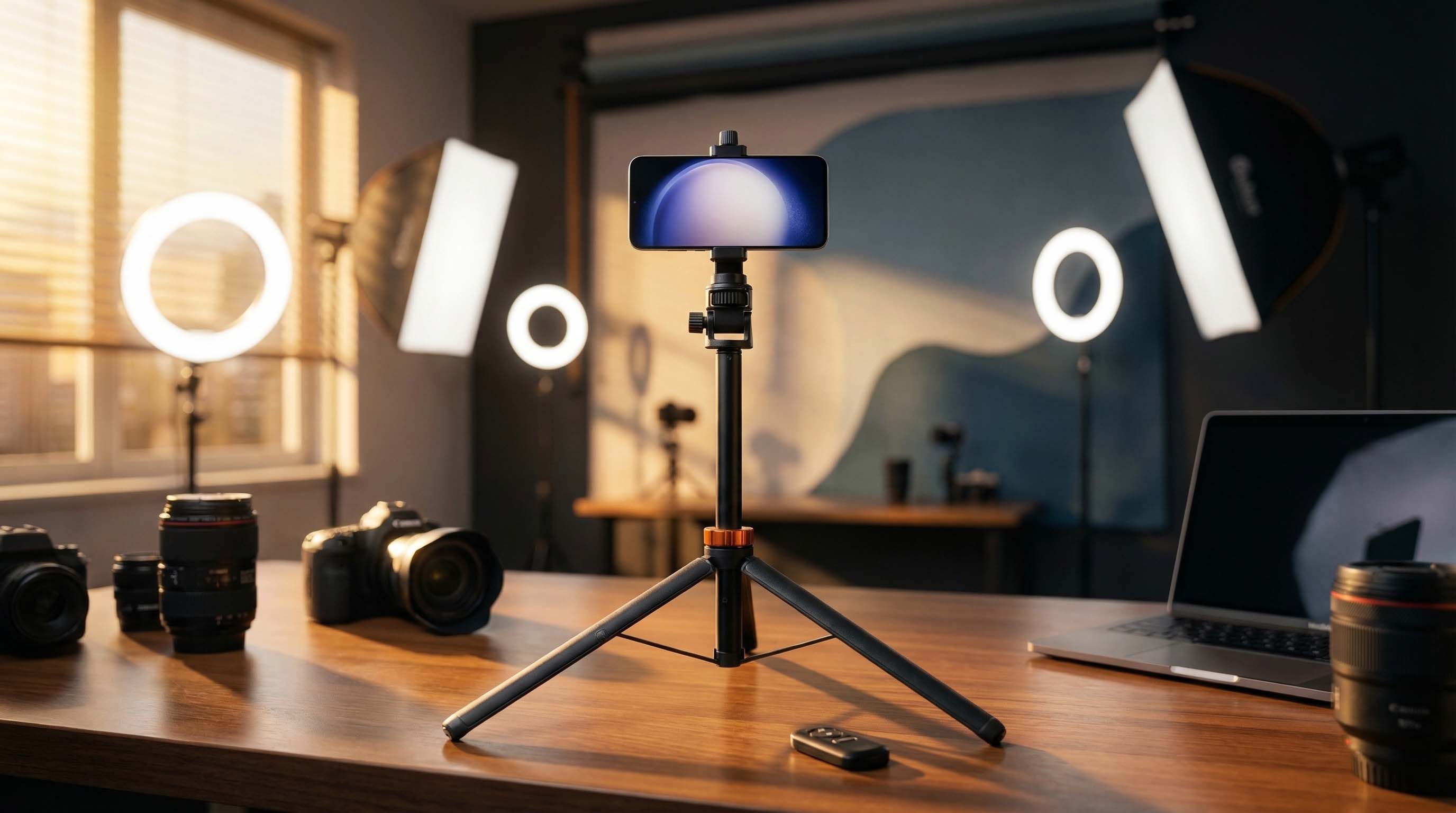 kingjoy m080 selfie tripod görseli 1