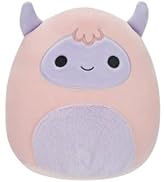 Squishmallows Orijinal 7,5 inç Ronalda Pembe ve Mor Yeti - Küçük Ultrasoft Resmi Peluş