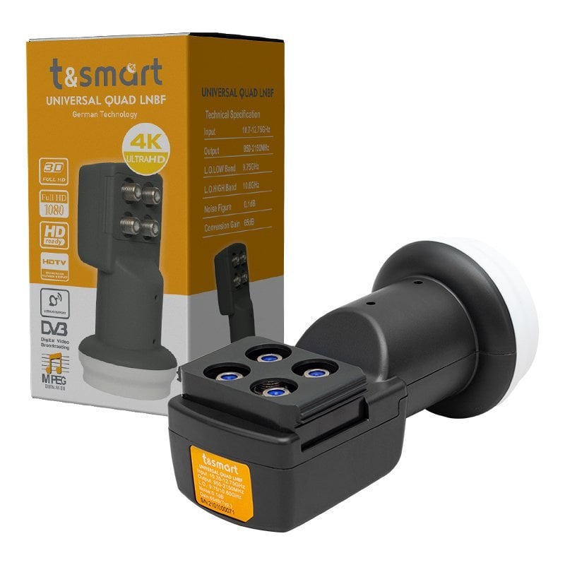 T&Smart Dört Çıkışlı Lnb