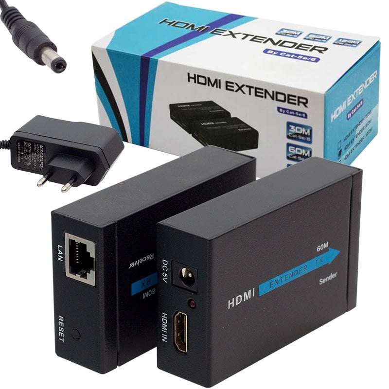Powermaster HDMI Extender 60 Metre Uzatıcı