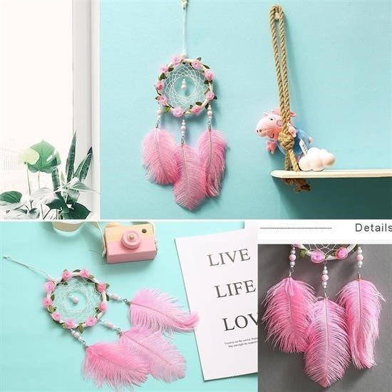 ANKAVERSE® LED Işıklı El Yapımı Dream Catcher