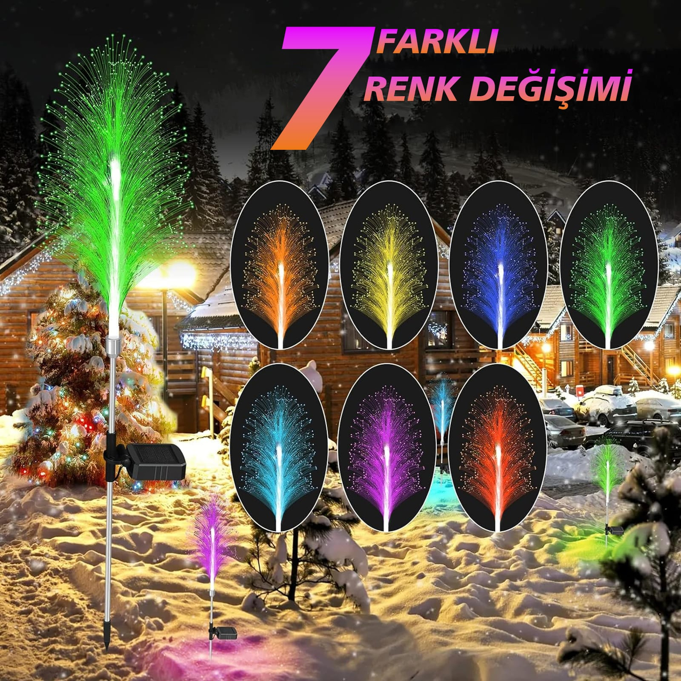 Solar Bahçe Aydınlatma Örnek Kullanım