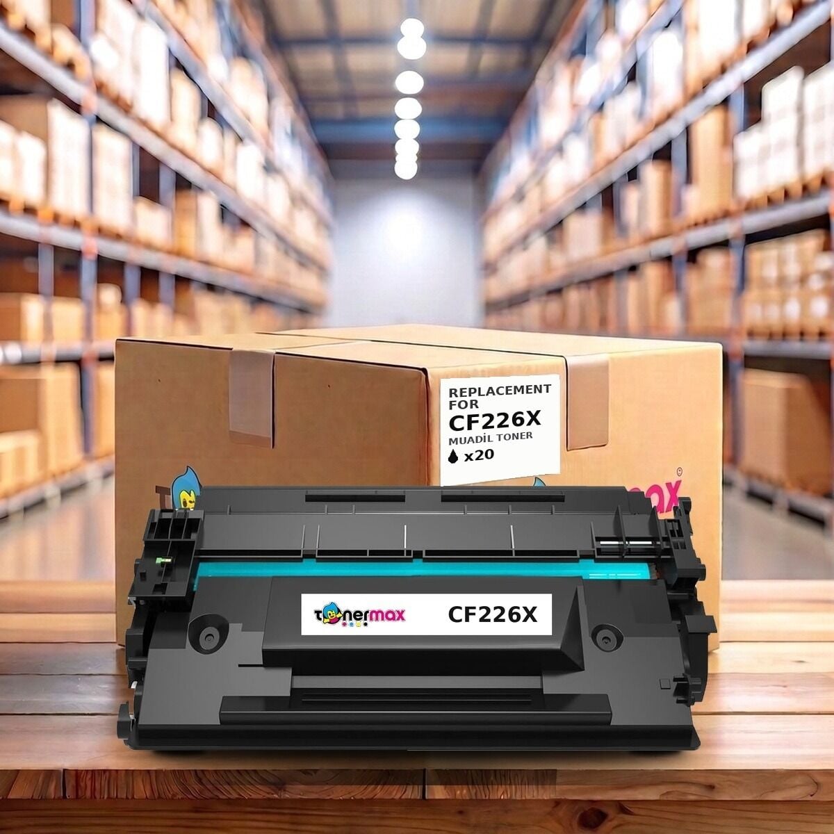 tonermax® cf226x muadil toner — 20'li paket